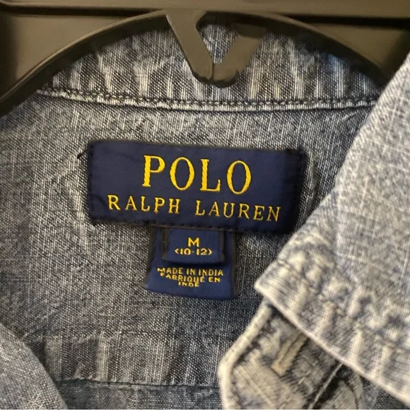 Denim Ralph Lauren Polo Shirt - Picture 3 of 3